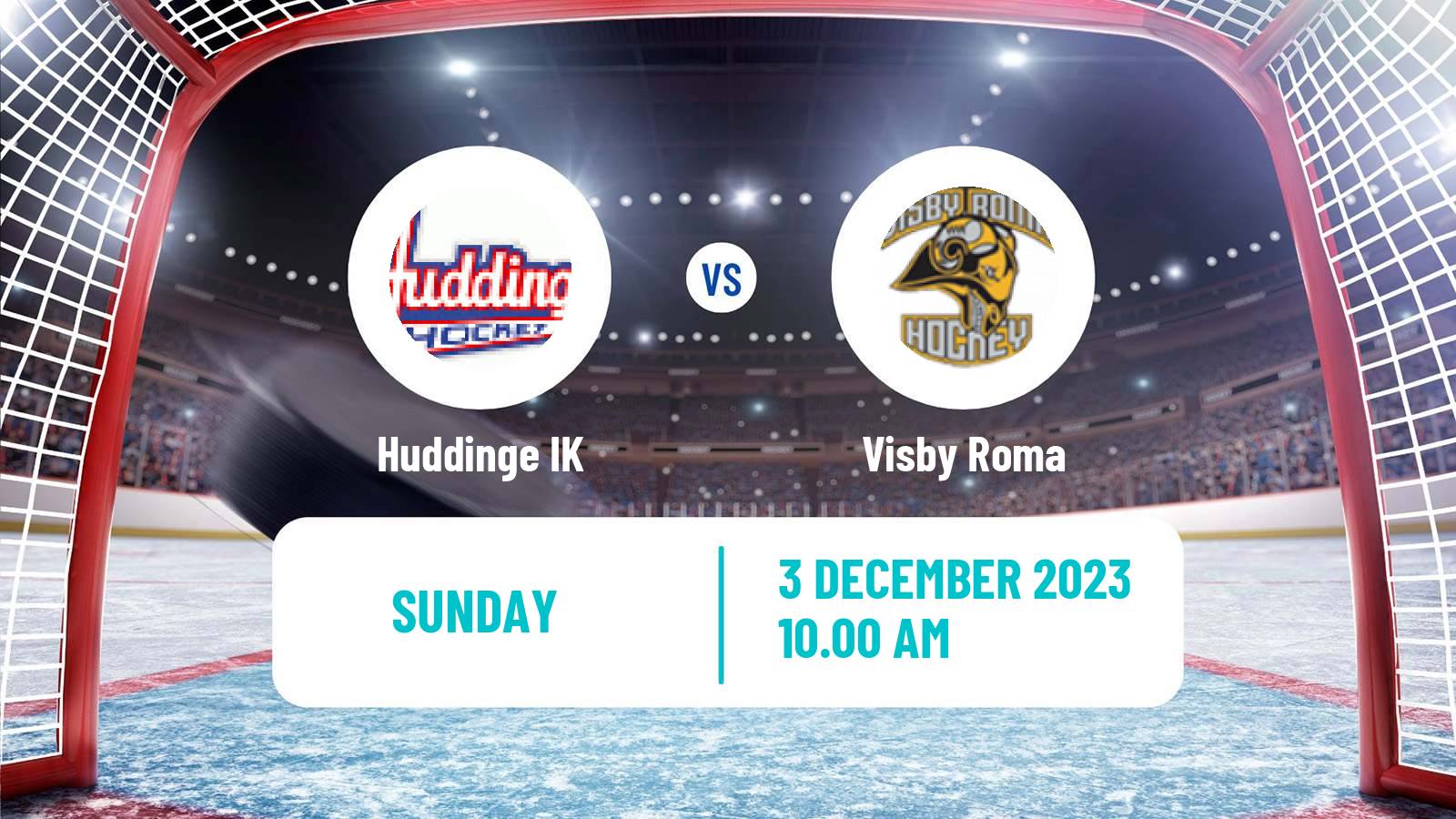 Hockey Swedish HockeyEttan Ostra Huddinge - Visby Roma