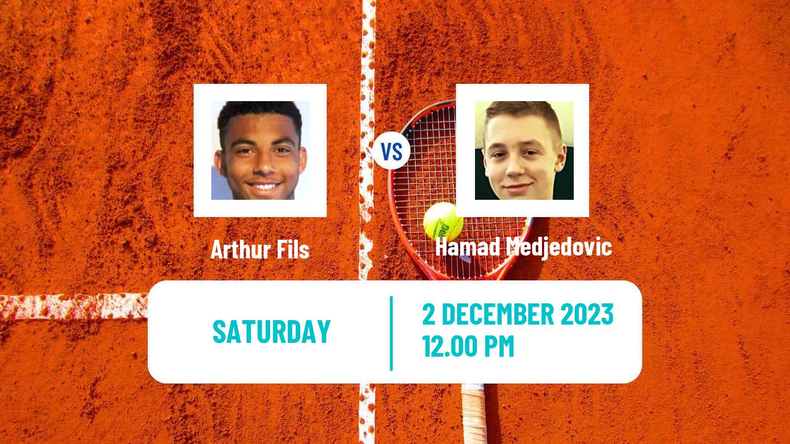 Tennis ATP Next Gen Finals Arthur Fils - Hamad Medjedovic