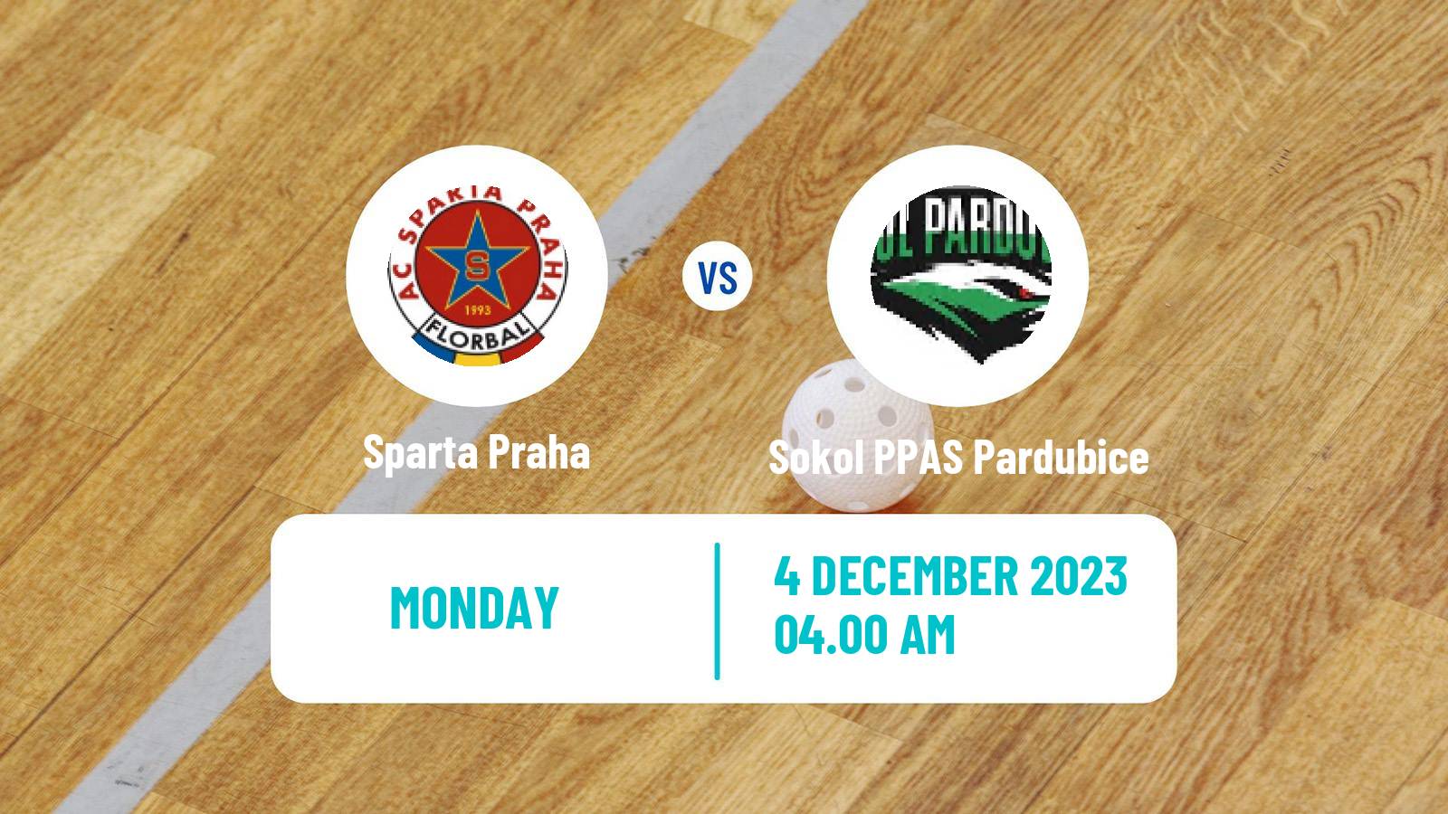 Floorball Czech Superliga Floorball Sparta Praha - Sokol PPAS Pardubice