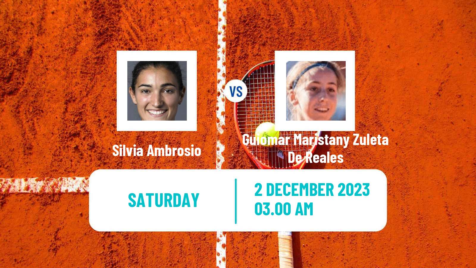 Tennis ITF W25 Limassol 2 Women Silvia Ambrosio - Guiomar Maristany Zuleta De Reales