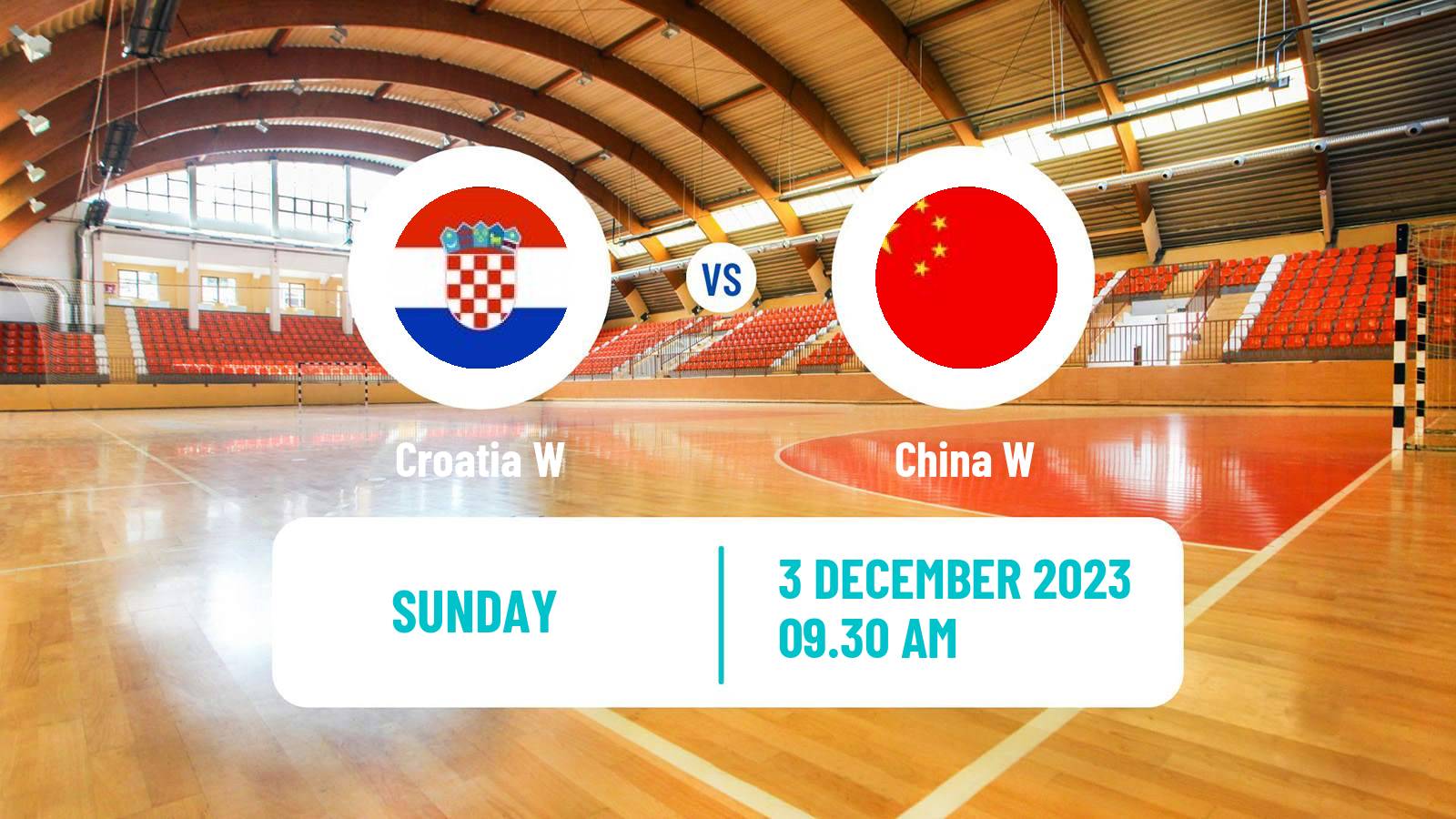 Handball Handball World Championship Women Croatia W - China W