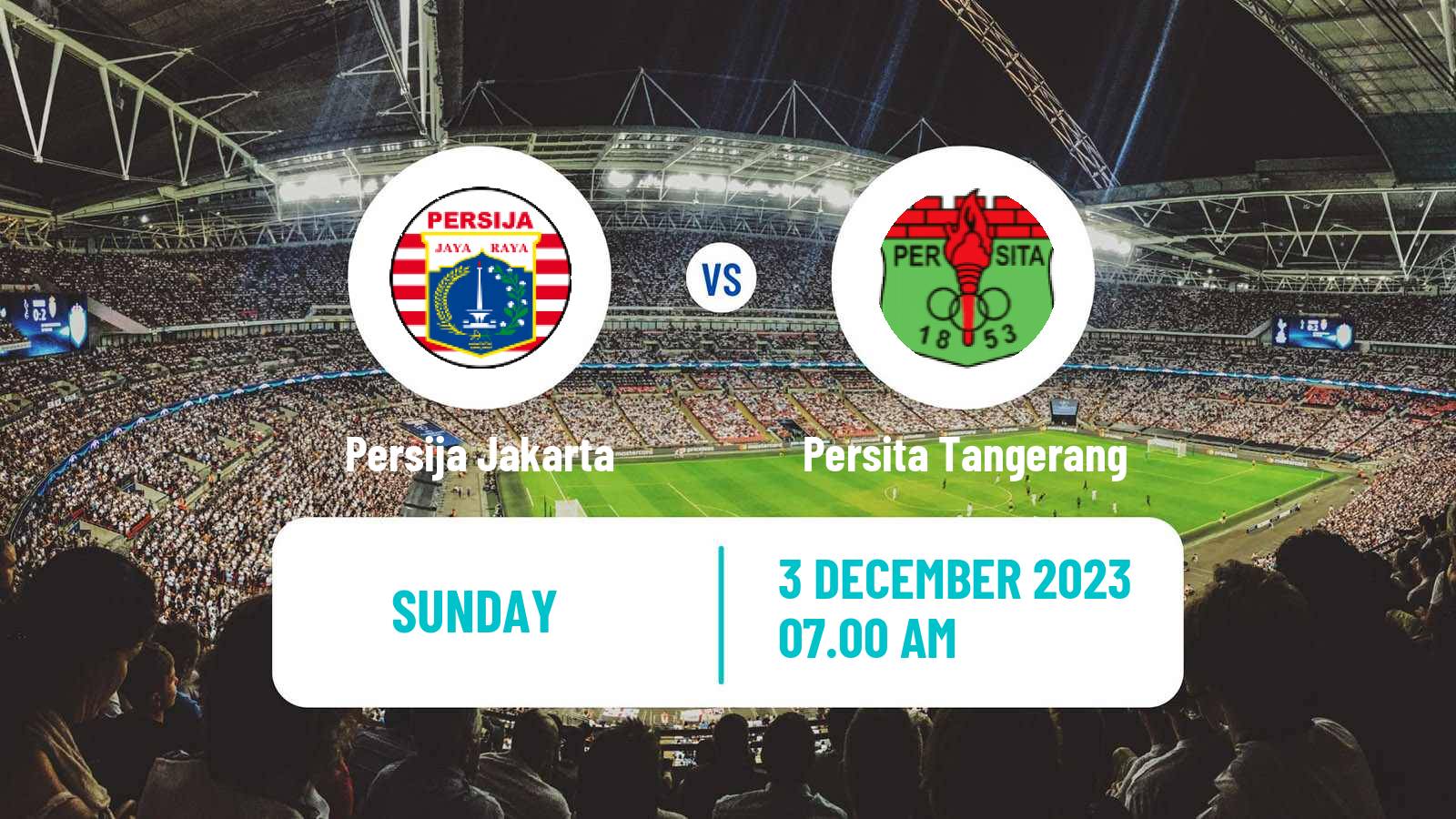 Soccer Indonesian Liga 1 Persija Jakarta - Persita Tangerang