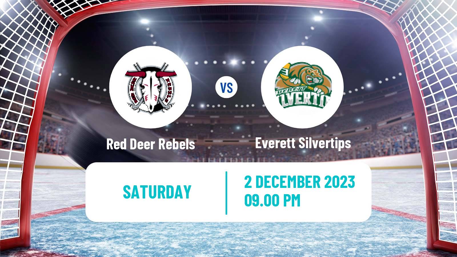 Hockey WHL Red Deer Rebels - Everett Silvertips