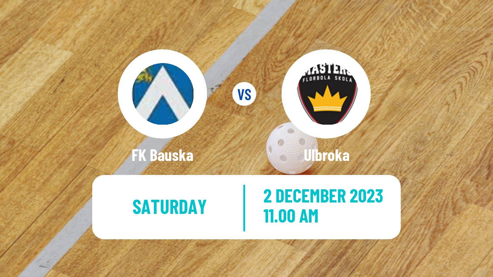 Floorball Latvian Elvi Liga Bauska - Ulbroka