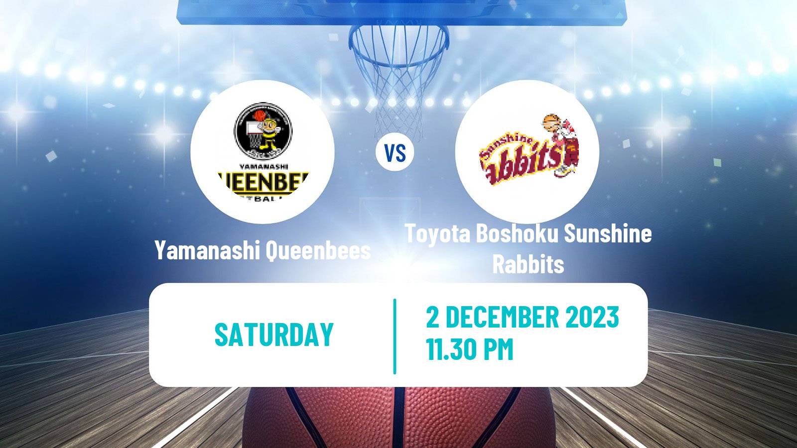 Basketball Japan W League Basketball Yamanashi Queenbees - Toyota Boshoku Sunshine Rabbits