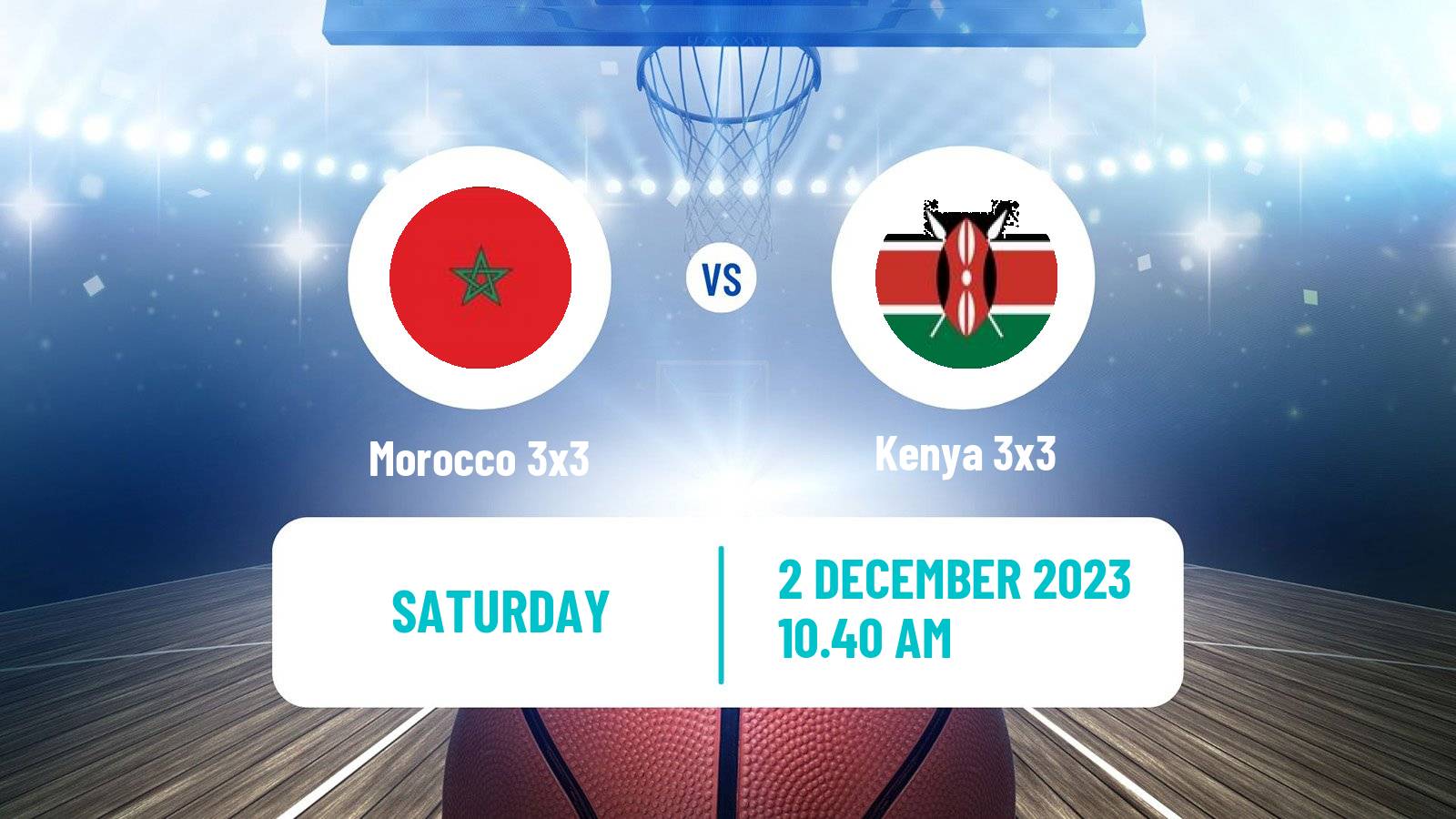 Basketball Africa Cup 3x3 Morocco 3x3 - Kenya 3x3