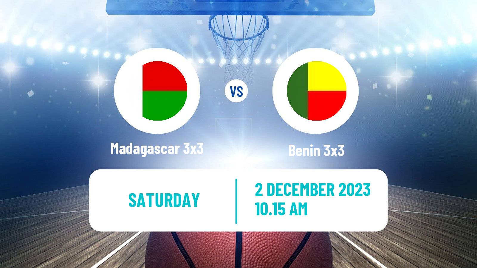Basketball Africa Cup 3x3 Madagascar 3x3 - Benin 3x3
