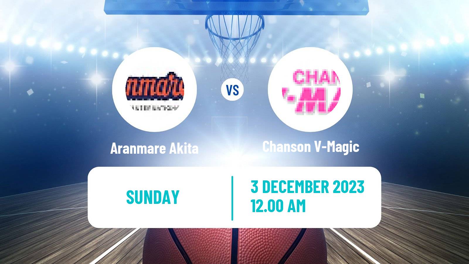 Basketball Japan W League Basketball Aranmare Akita - Chanson V-Magic