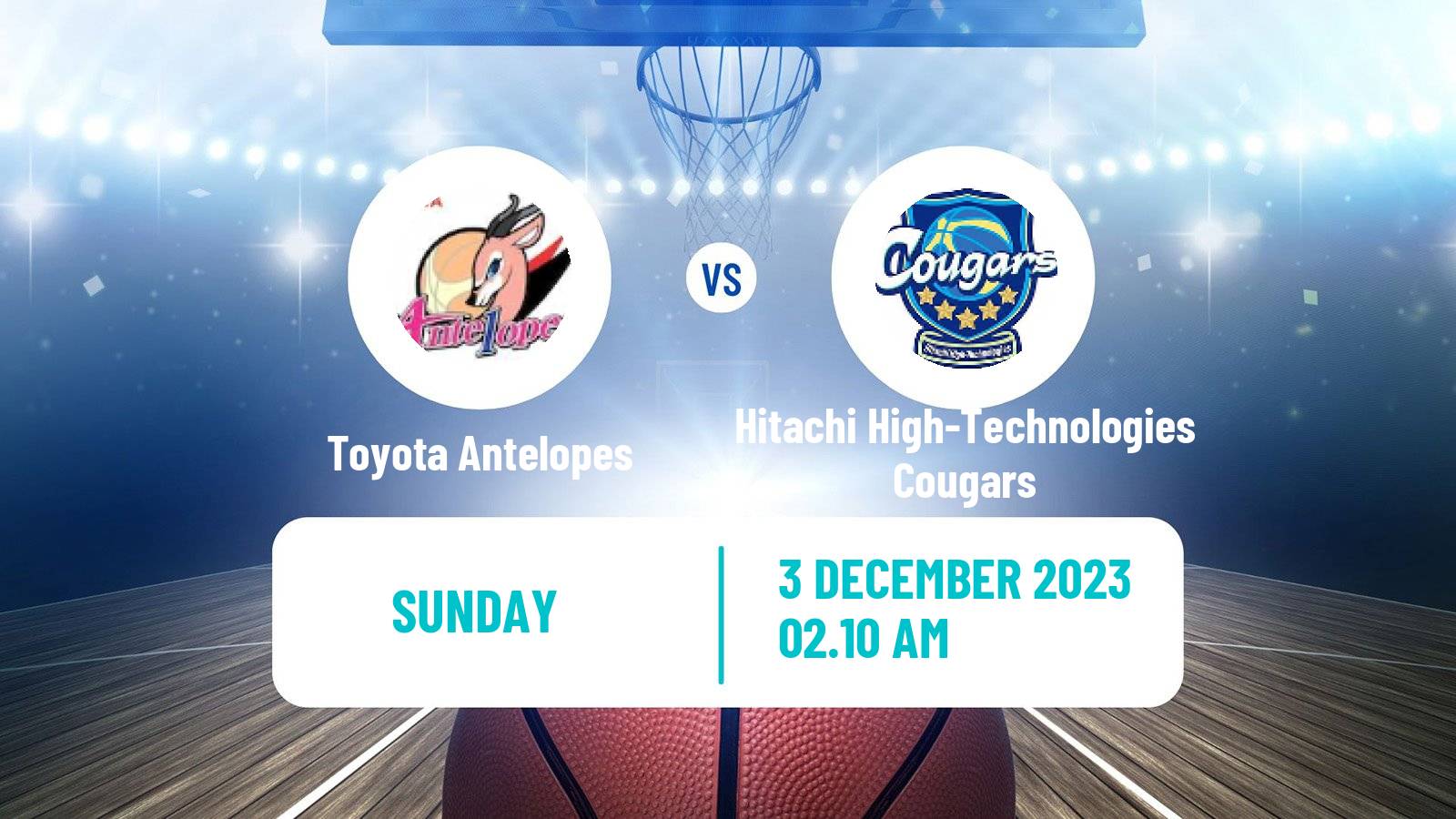 Basketball Japan W League Basketball Toyota Antelopes - Hitachi High-Technologies Cougars