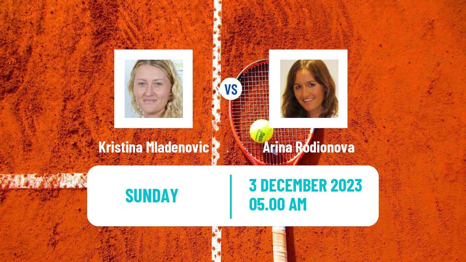 Tennis ITF W60 Trnava 3 Women Kristina Mladenovic - Arina Rodionova