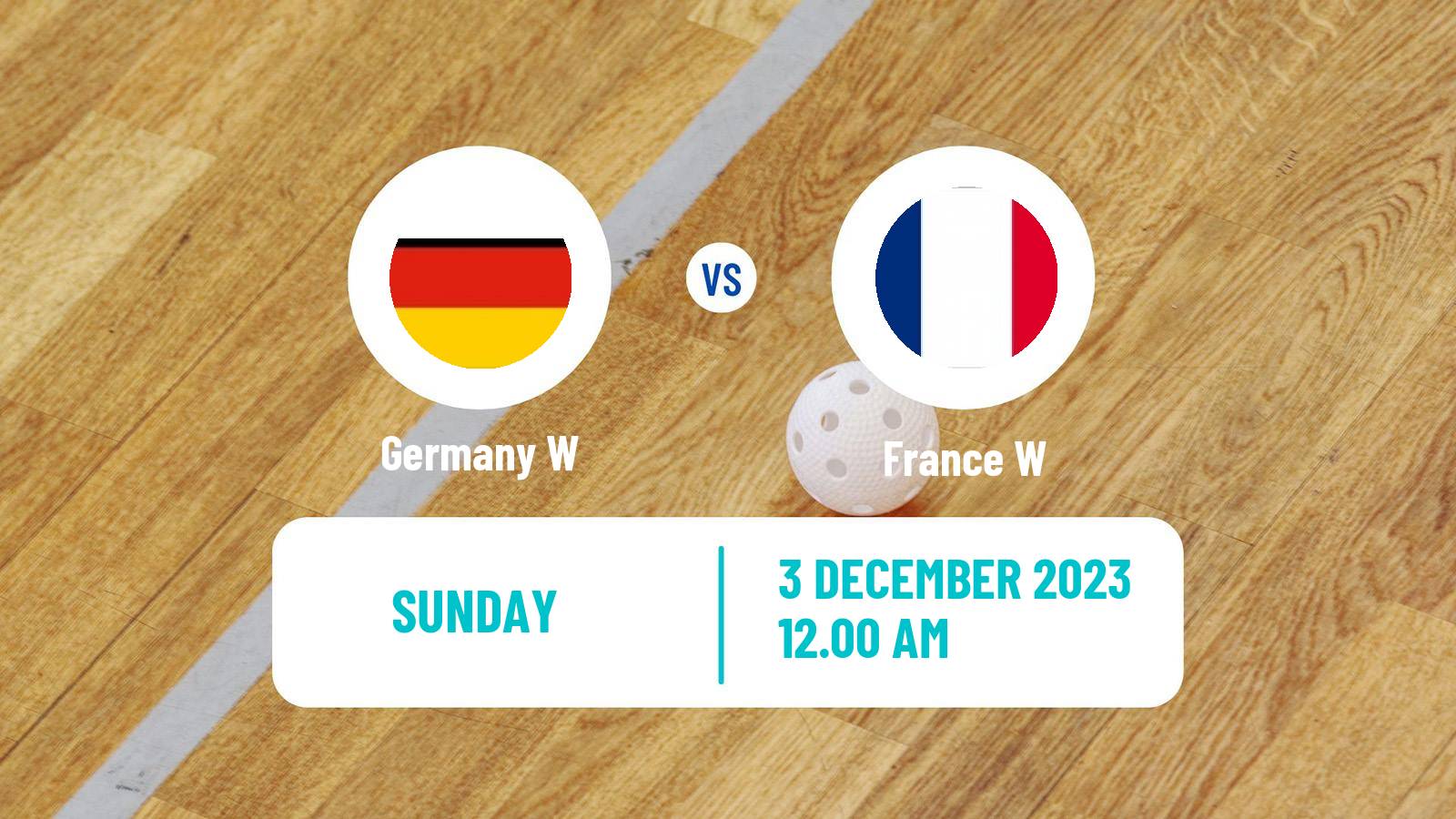Floorball World Championship Floorball Women Germany W - France W