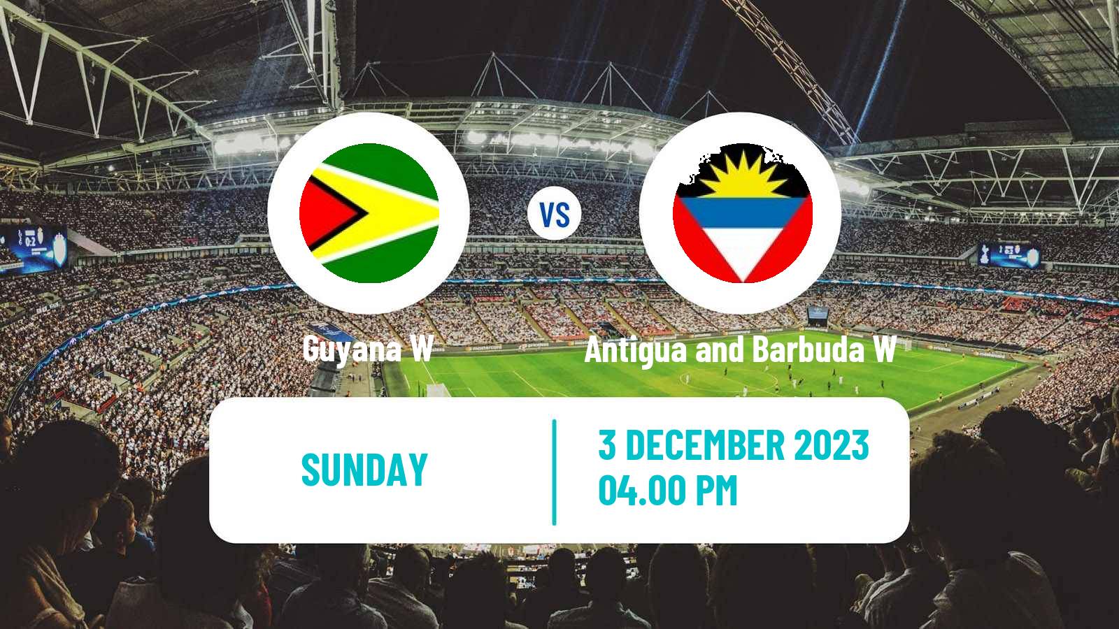 Soccer Gold Cup Women Guyana W - Antigua and Barbuda W