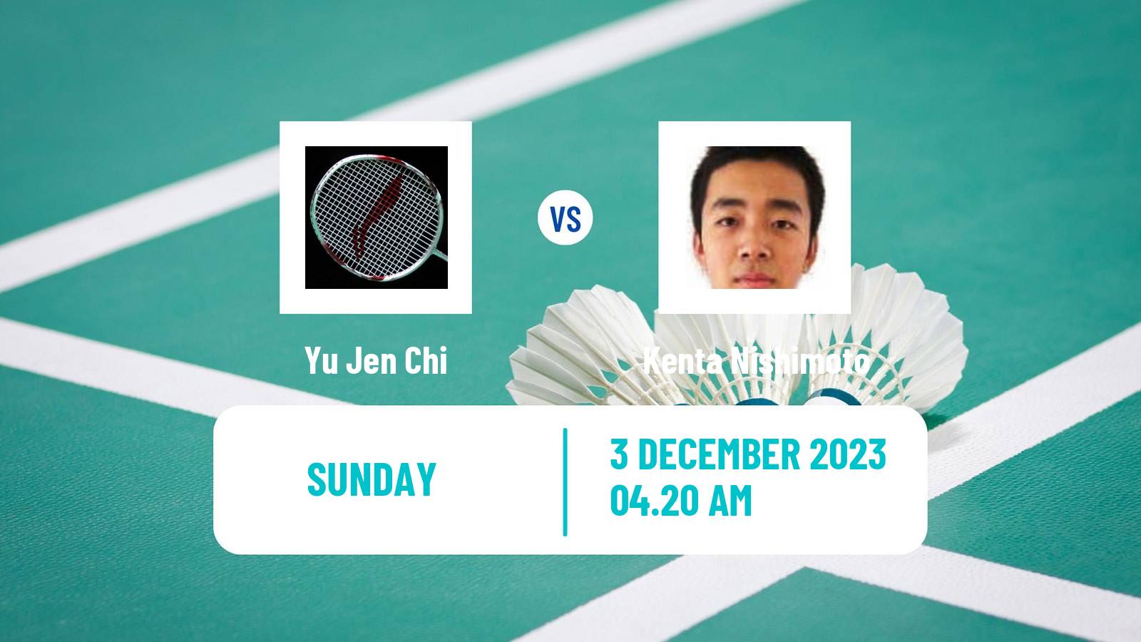 Badminton BWF World Tour Syed Modi International Championships Men Yu Jen Chi - Kenta Nishimoto