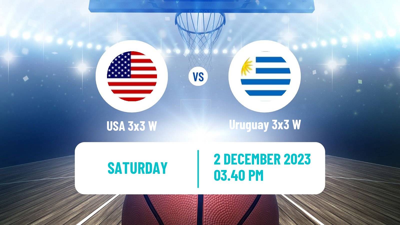 Basketball Americup 3x3 Women USA 3x3 W - Uruguay 3x3 W
