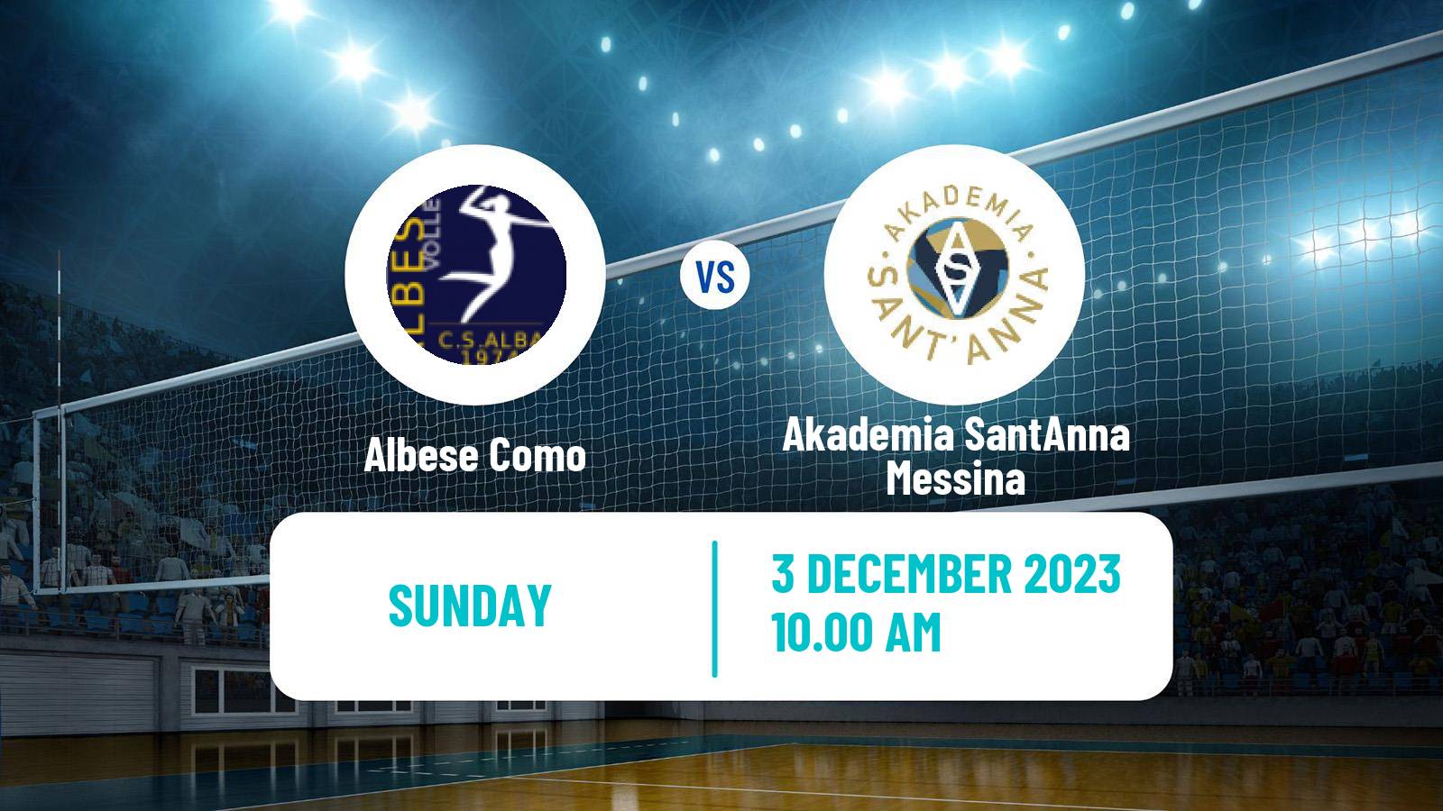 Volleyball Italian Serie A2 Volleyball Women Albese Como - Akademia SantAnna Messina