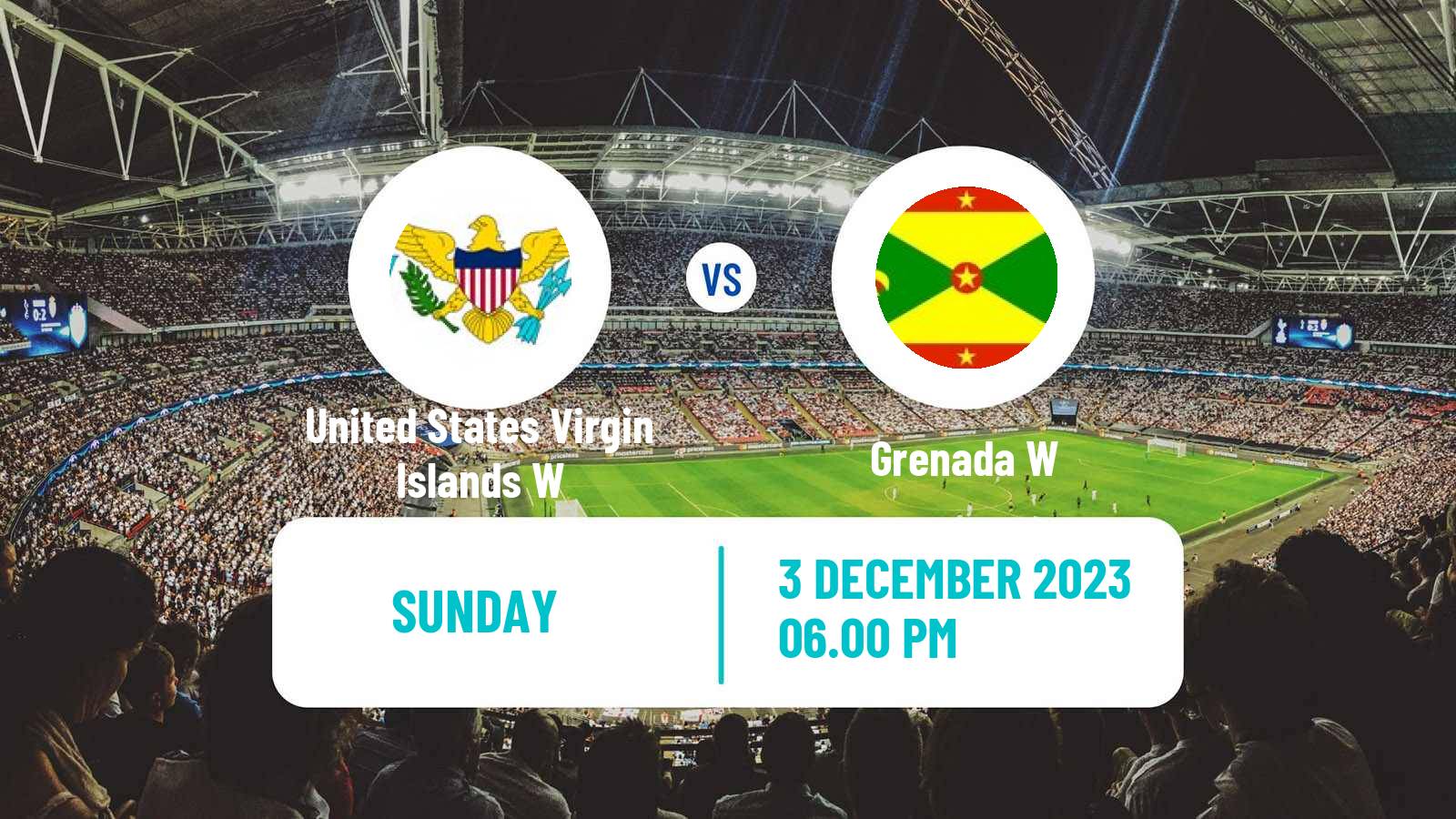 Soccer Gold Cup Women United States Virgin Islands W - Grenada W