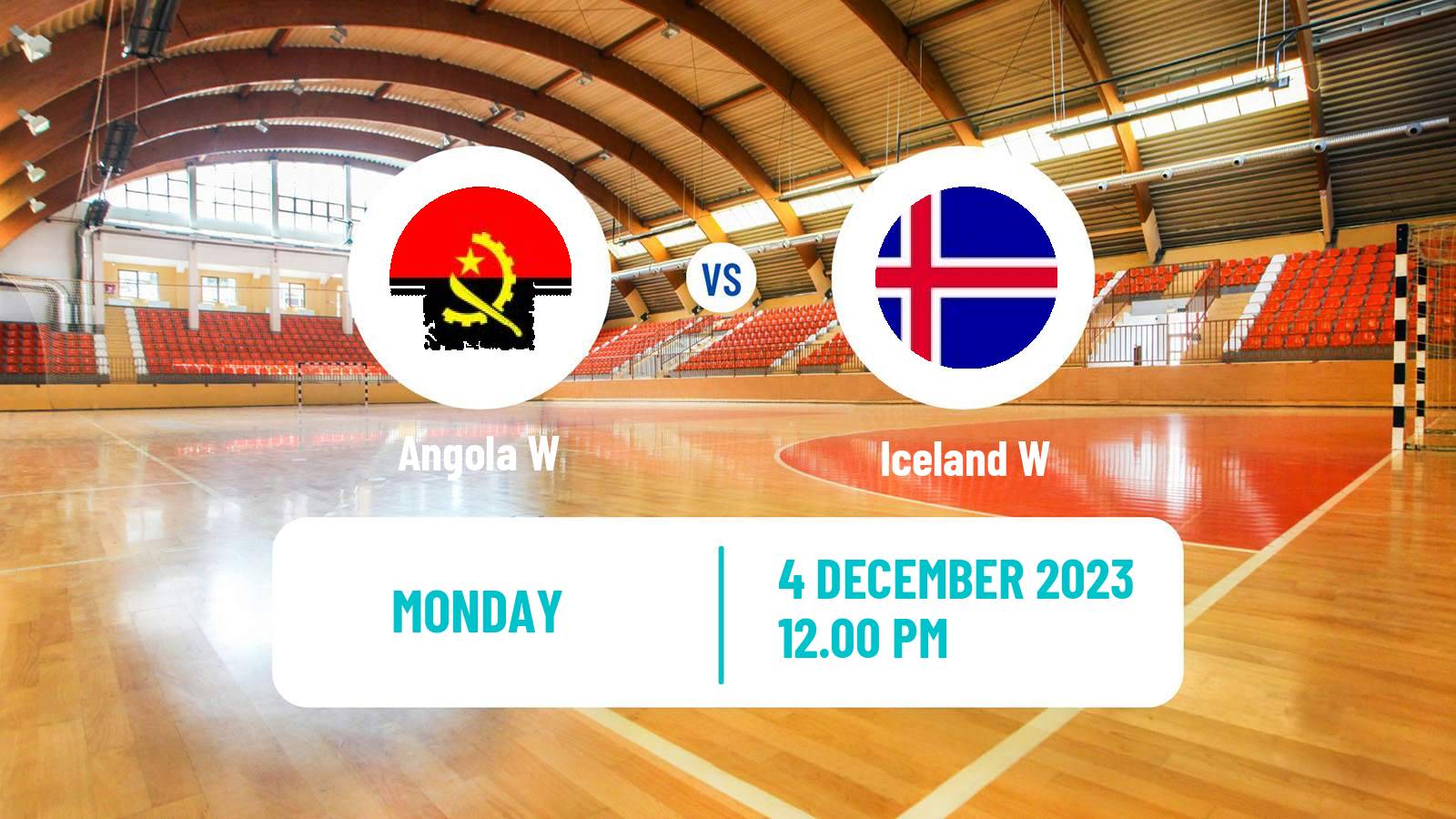 Handball Handball World Championship Women Angola W - Iceland W
