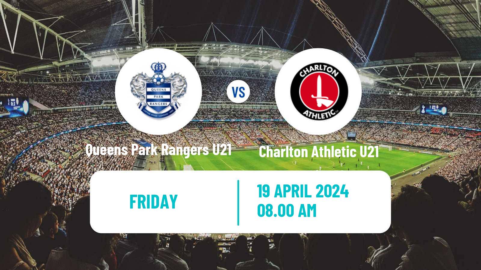 Soccer English Professional Development League Queens Park Rangers U21 - Charlton Athletic U21
