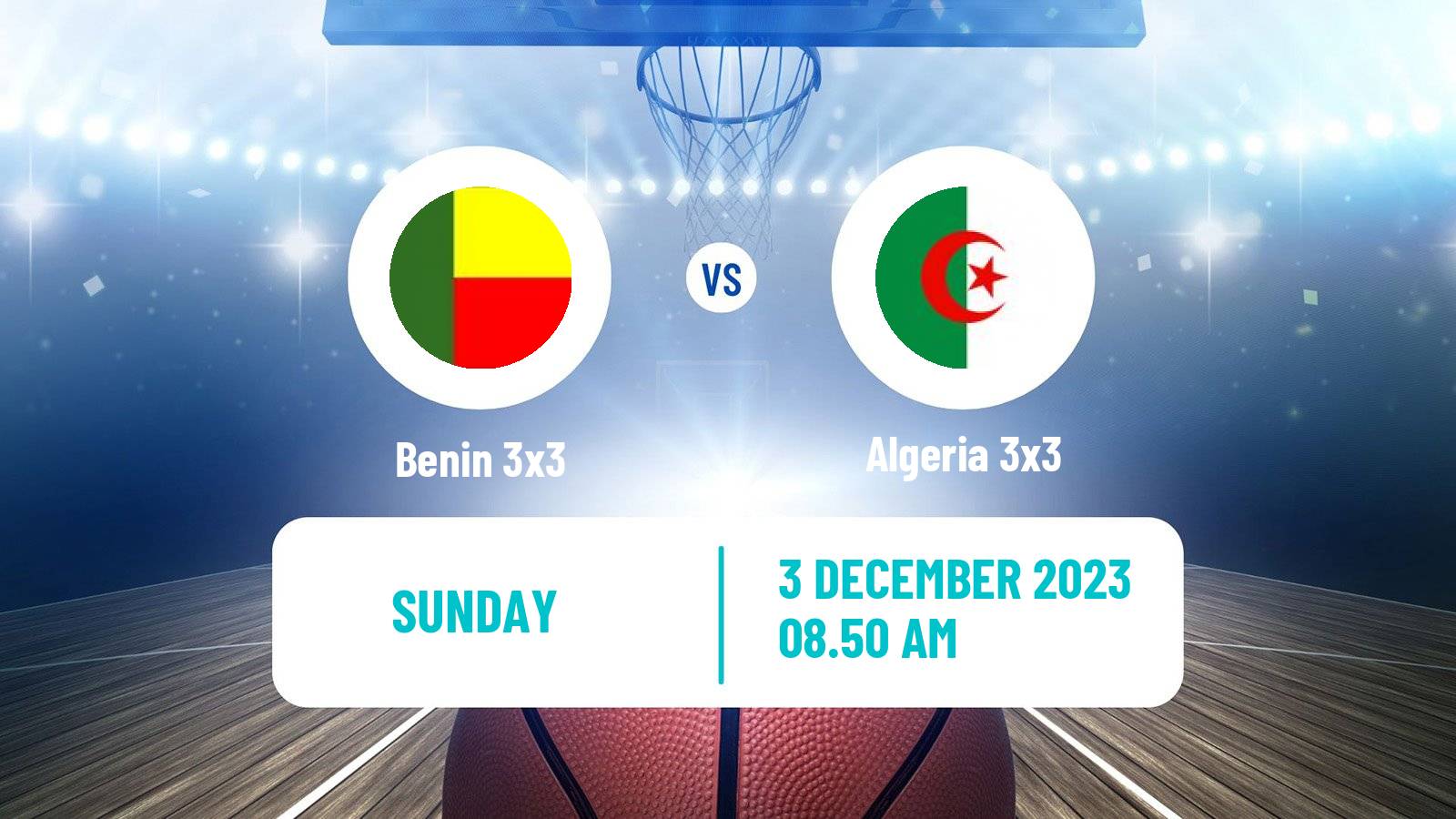 Basketball Africa Cup 3x3 Benin 3x3 - Algeria 3x3