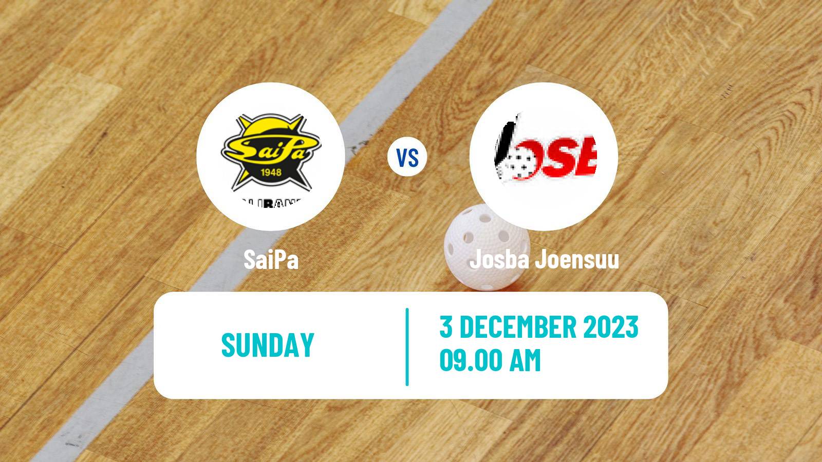 Floorball Finnish Divari SaiPa - Josba Joensuu