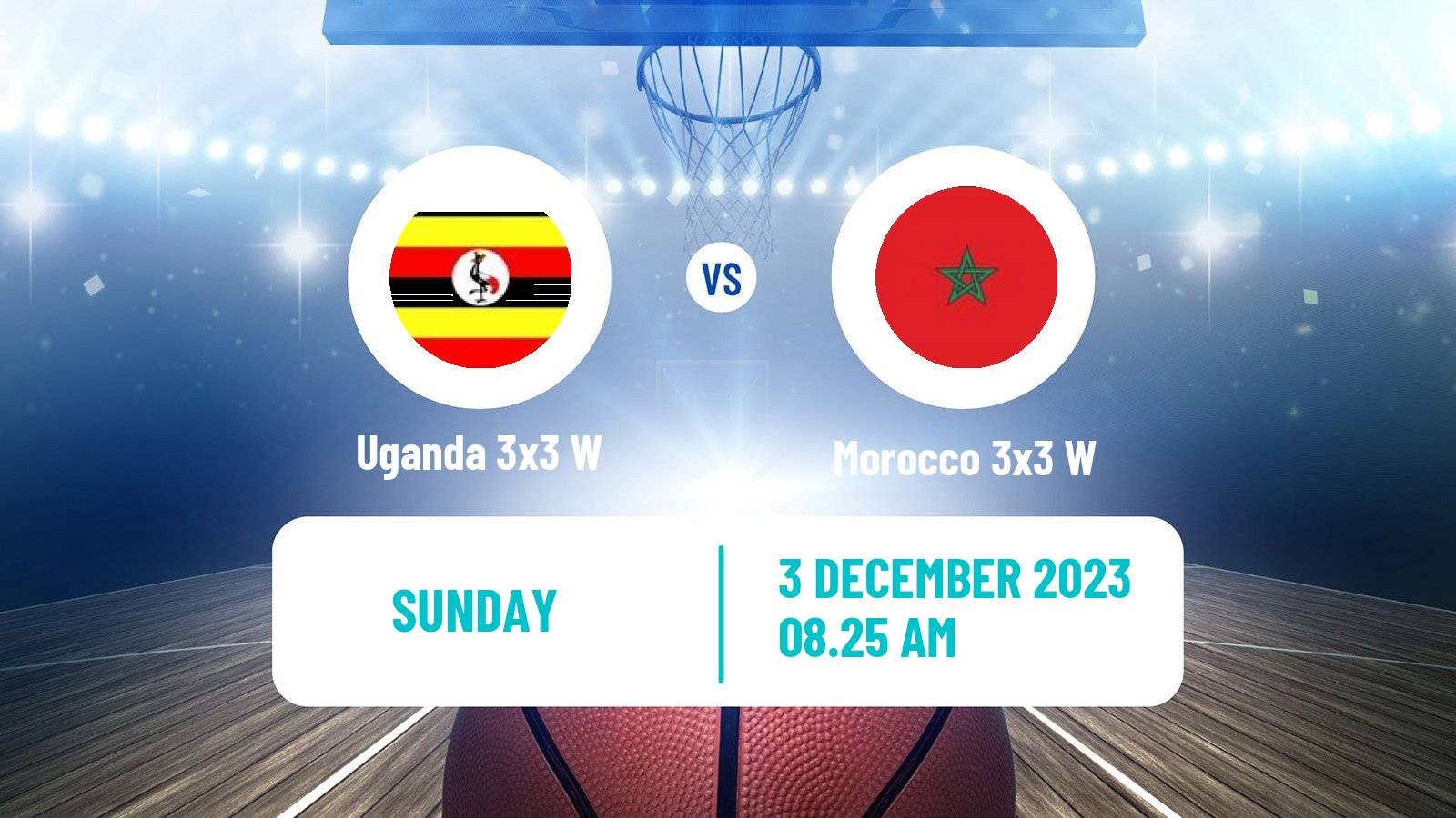 Basketball Africa Cup 3x3 Women Uganda 3x3 W - Morocco 3x3 W