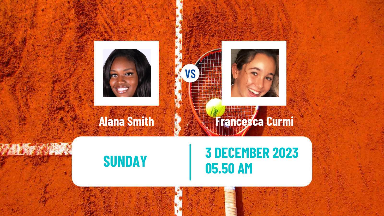 Tennis Angers Challenger Women Alana Smith - Francesca Curmi