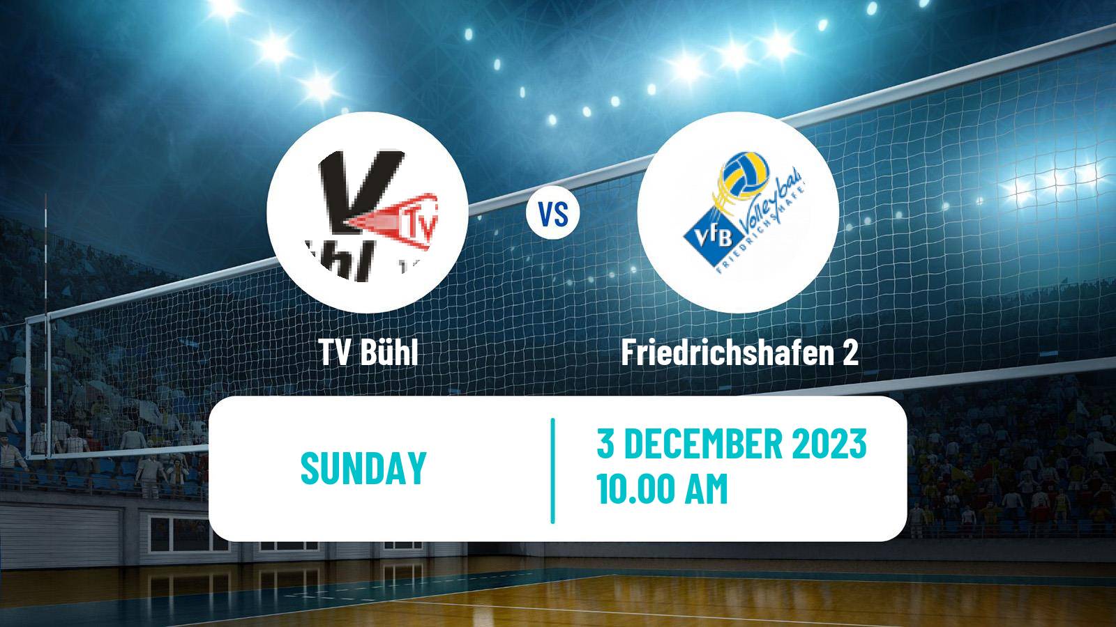 Volleyball German 2 Bundesliga South Volleyball TV Bühl - Friedrichshafen 2