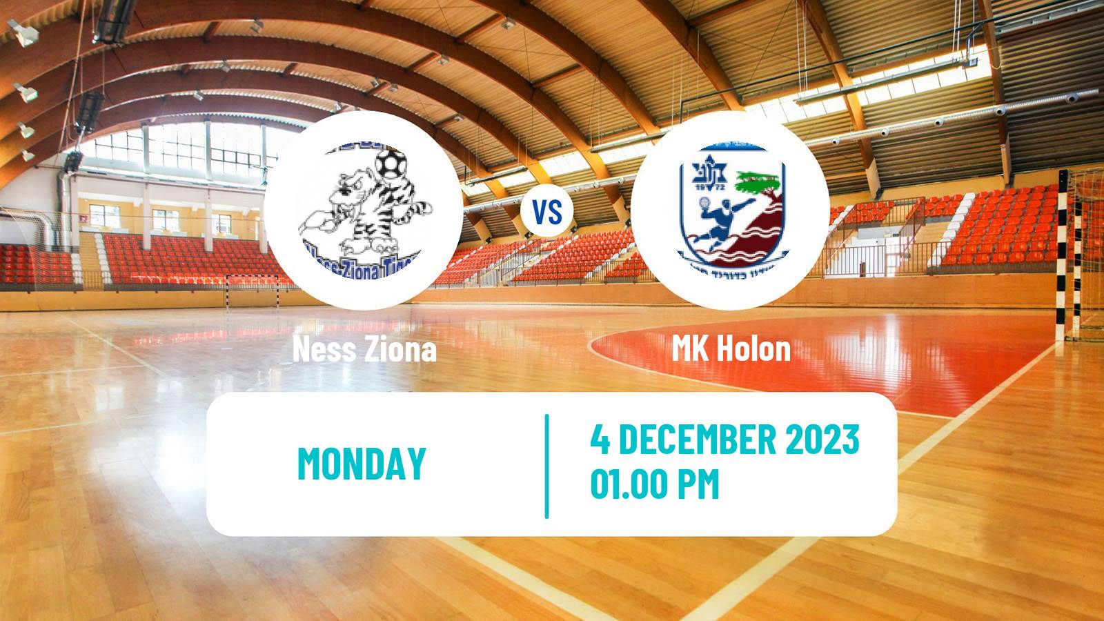 Handball Israeli Division 1 Handball Ness Ziona - MK Holon