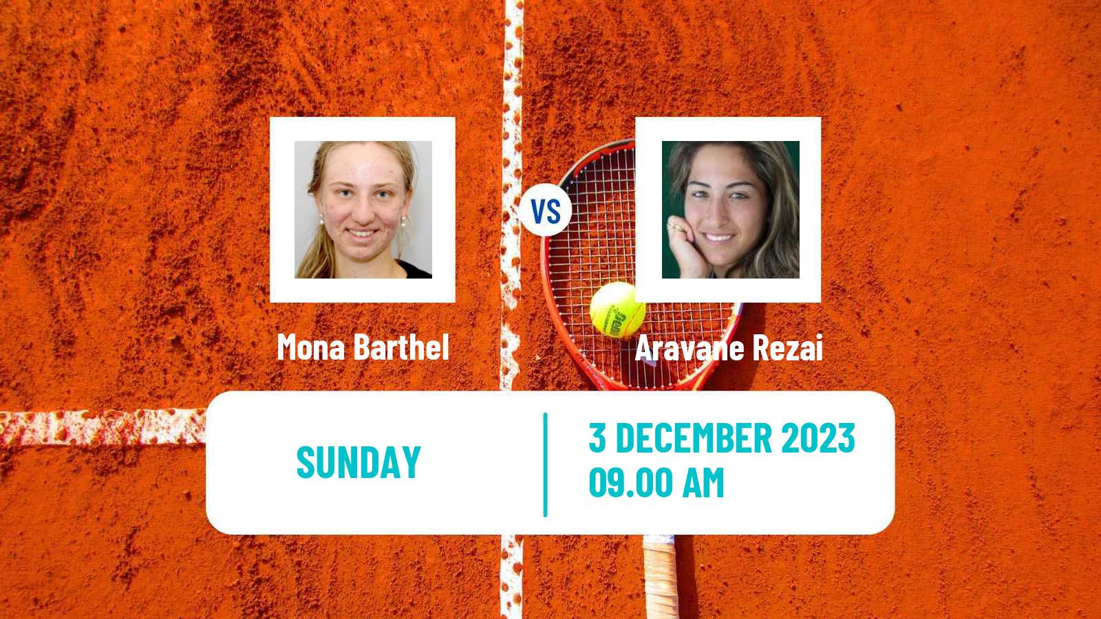 Tennis Angers Challenger Women Mona Barthel - Aravane Rezai