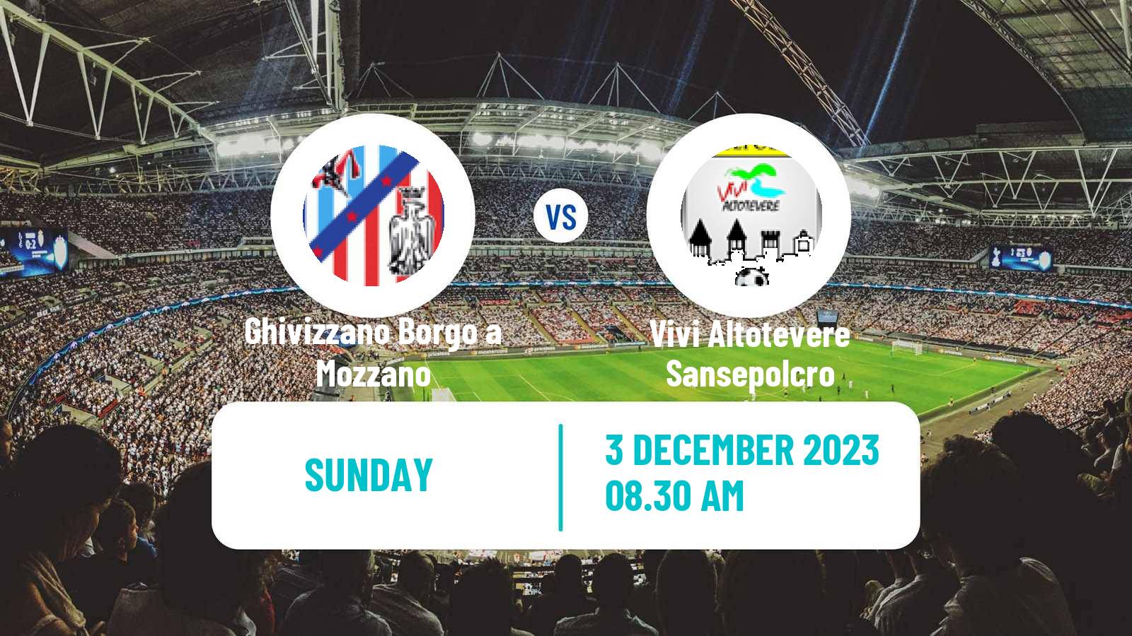 Soccer Italian Serie D - Group E Ghivizzano Borgo a Mozzano - Vivi Altotevere Sansepolcro