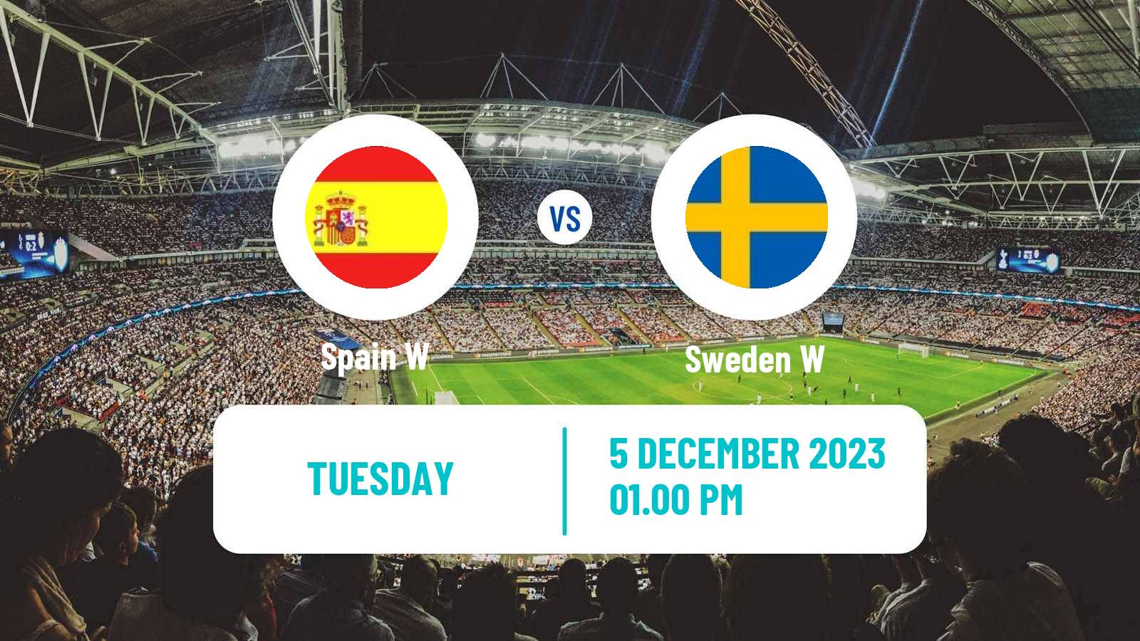 Soccer UEFA Nations League Women Spain W - Sweden W
