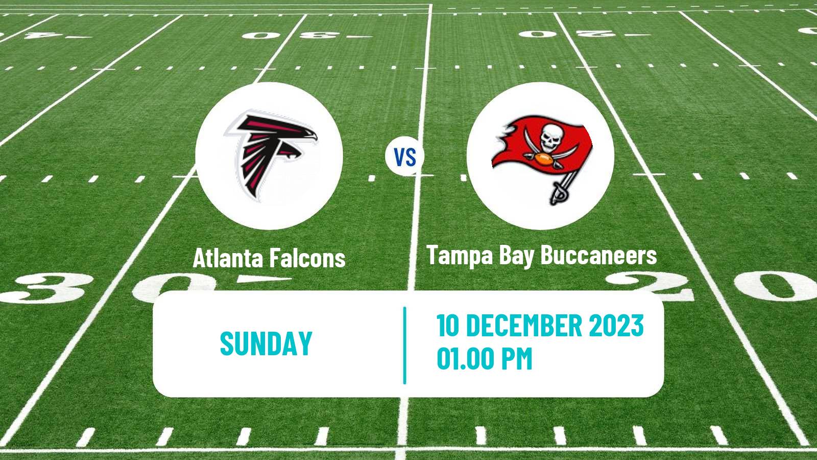 American football NFL Atlanta Falcons - Tampa Bay Buccaneers