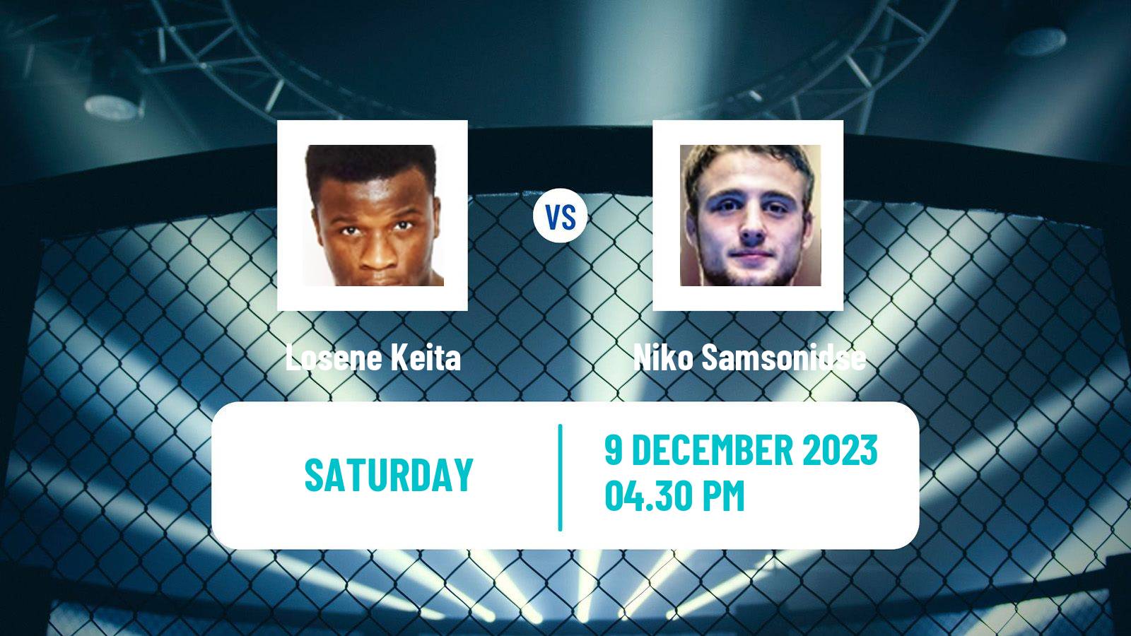 MMA Featherweight Oktagon Men Losene Keita - Niko Samsonidse