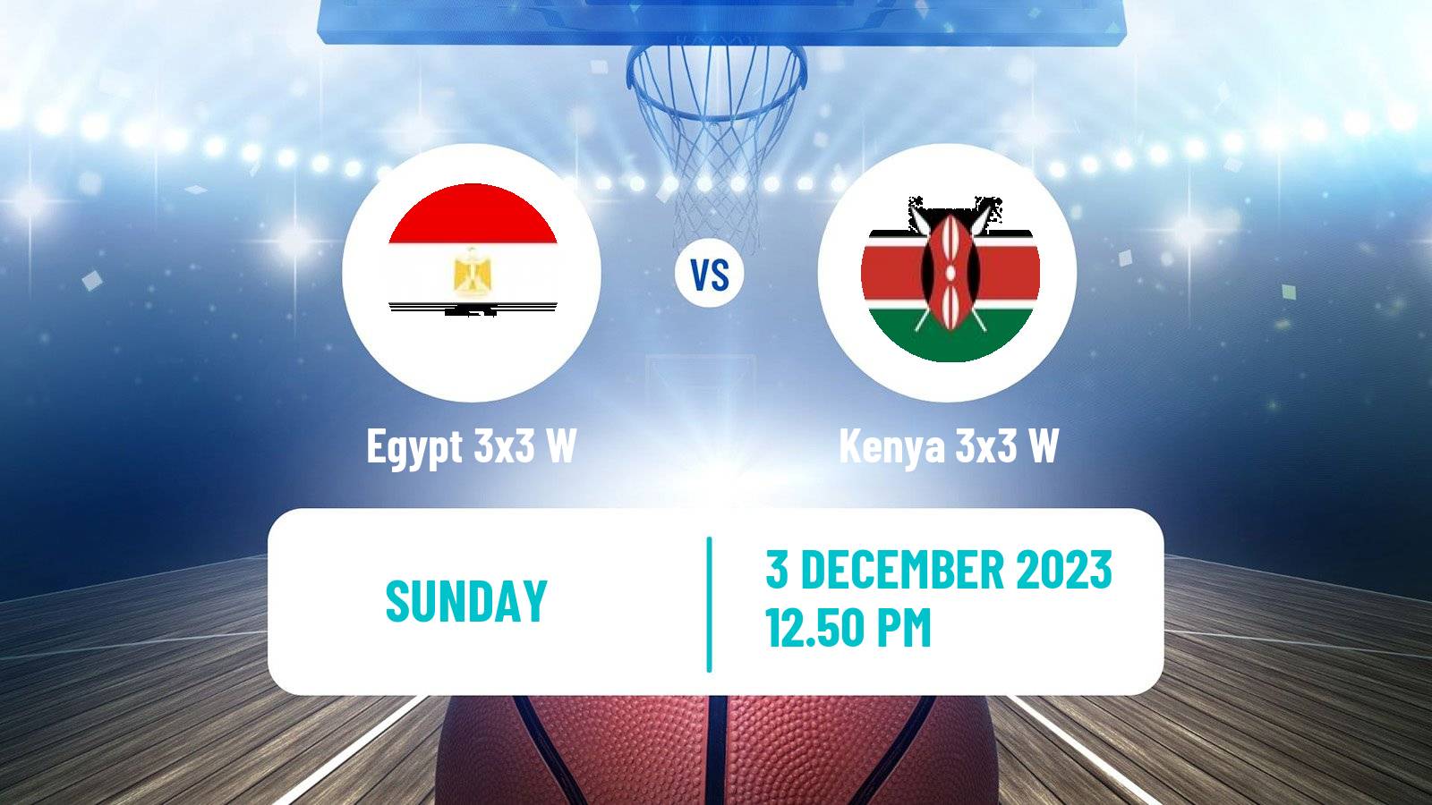Basketball Africa Cup 3x3 Women Egypt 3x3 W - Kenya 3x3 W