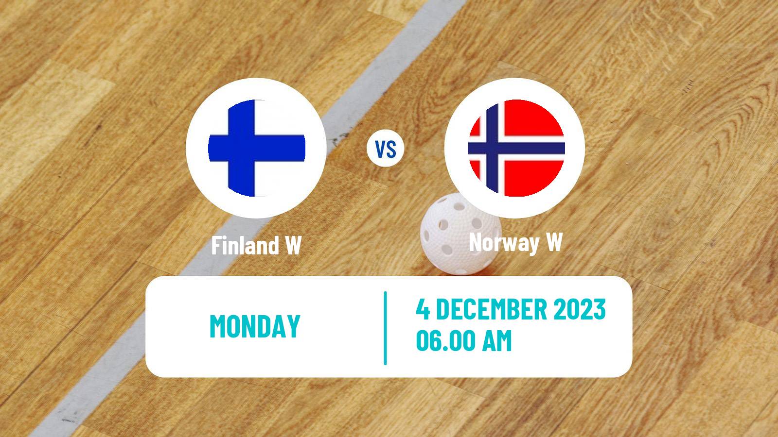 Floorball World Championship Floorball Women Finland W - Norway W