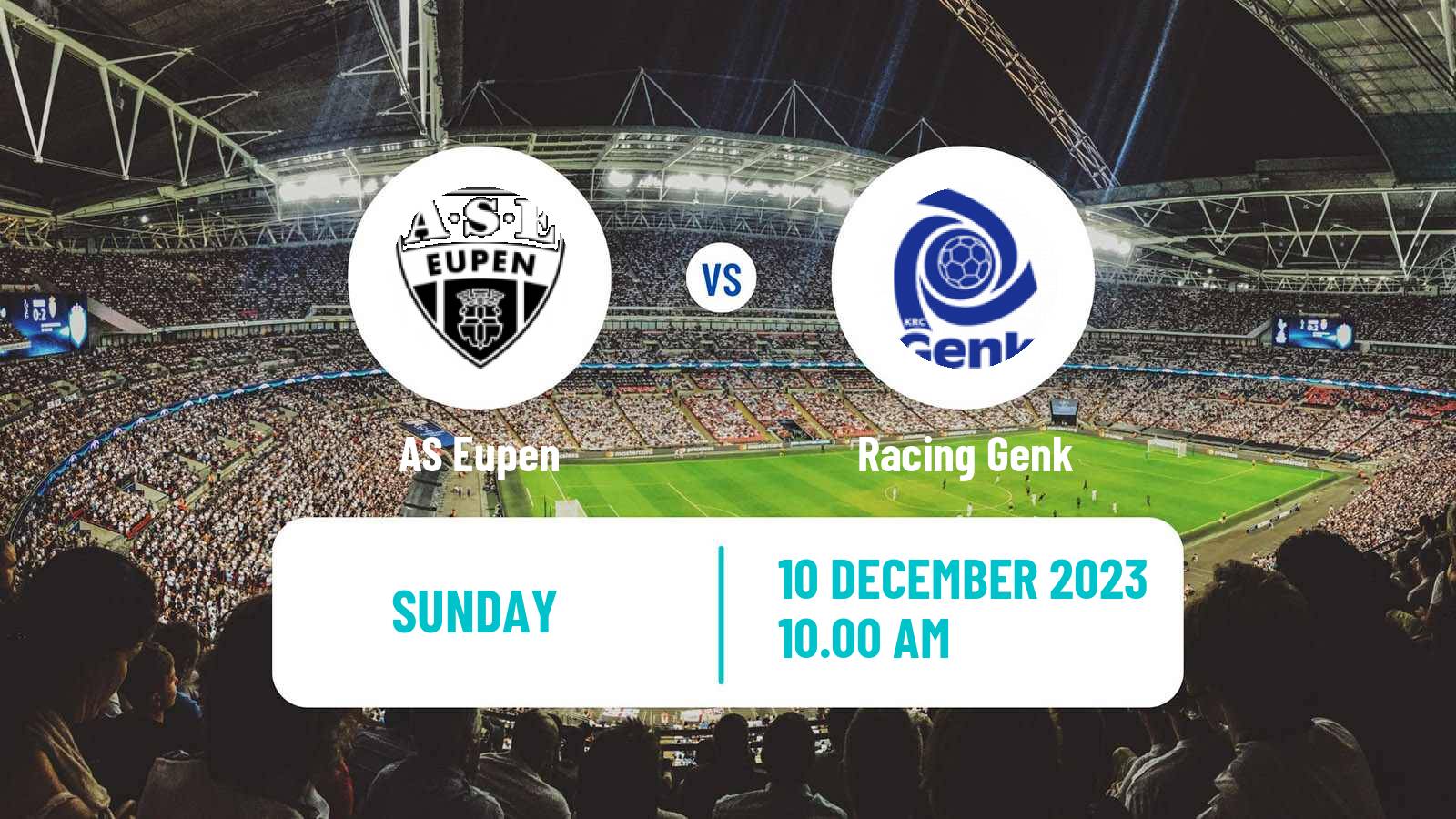 Soccer Belgian Jupiler Pro League Eupen - Genk