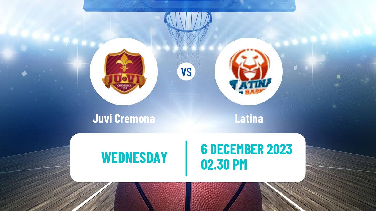 Basketball Italian Serie A2 Basketball Juvi Cremona - Latina