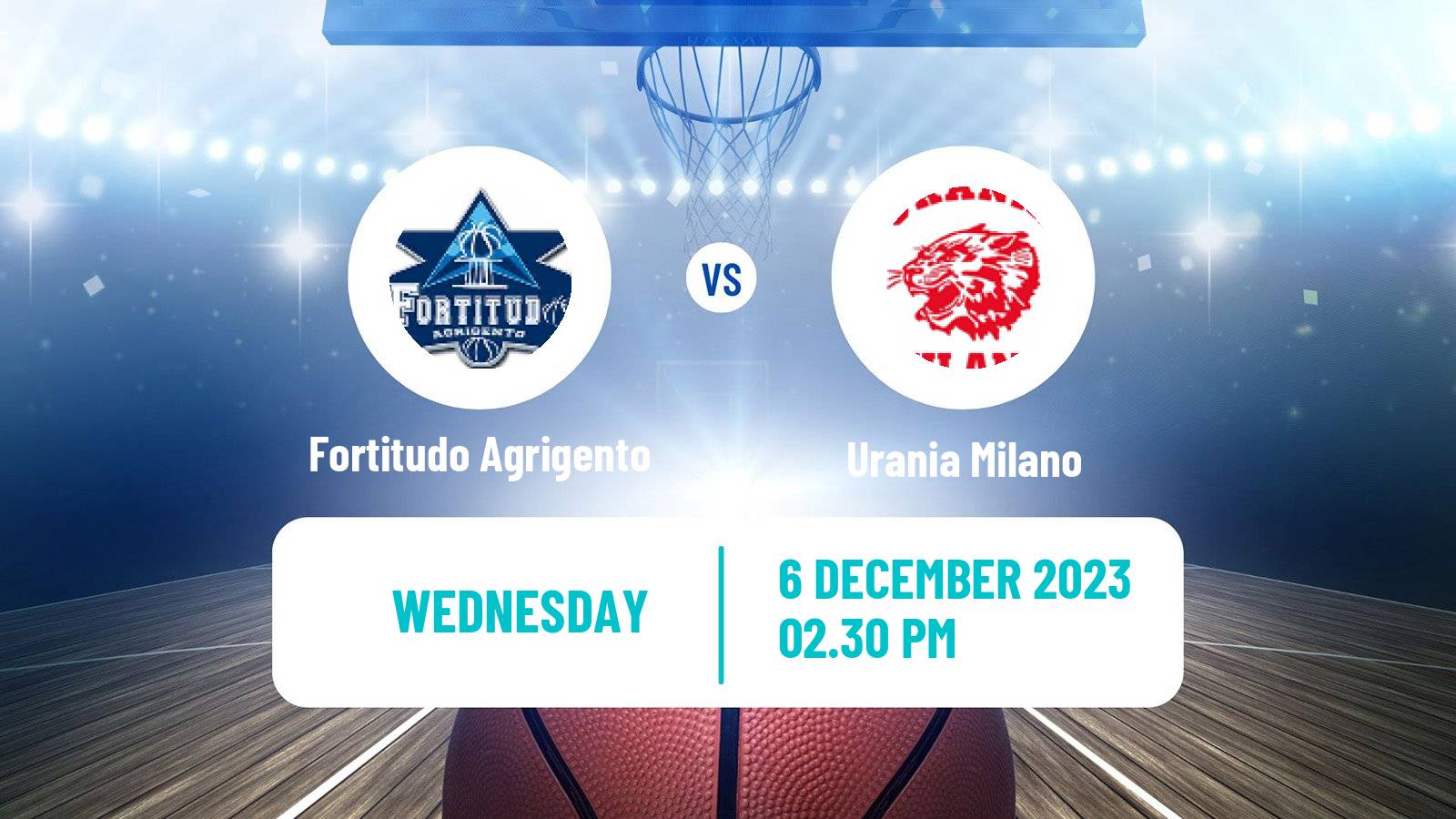 Basketball Italian Serie A2 Basketball Fortitudo Agrigento - Urania Milano