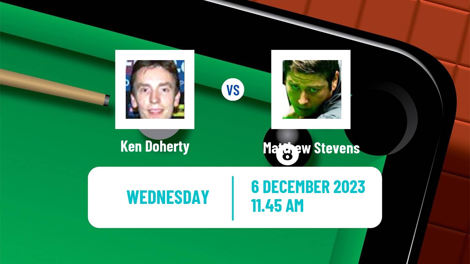 Snooker Snooker Shoot Out Ken Doherty - Matthew Stevens