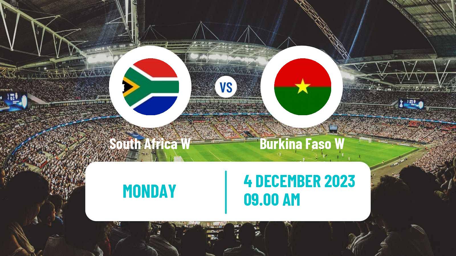 Soccer Africa Cup of Nations Women South Africa W - Burkina Faso W
