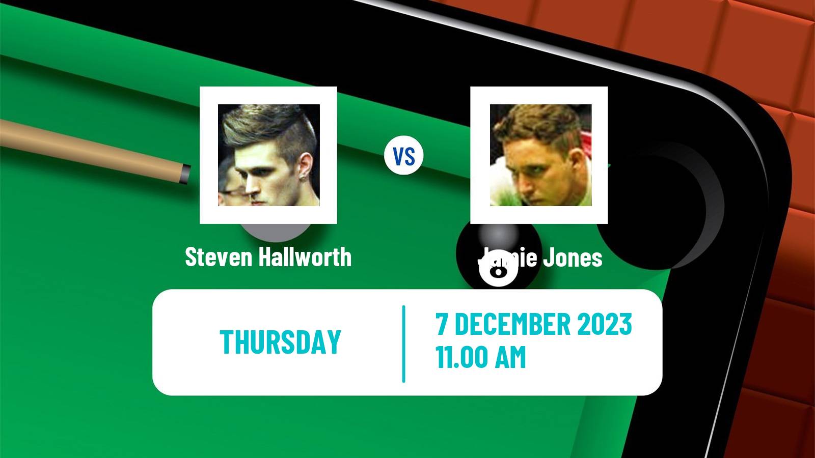 Snooker Snooker Shoot Out Steven Hallworth - Jamie Jones