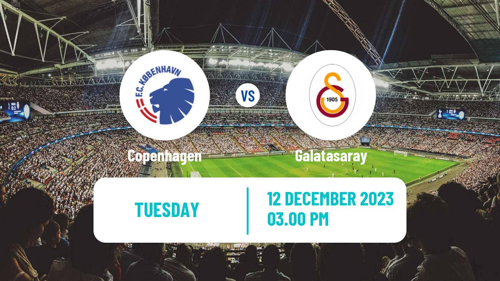 Soccer UEFA Champions League Copenhagen - Galatasaray