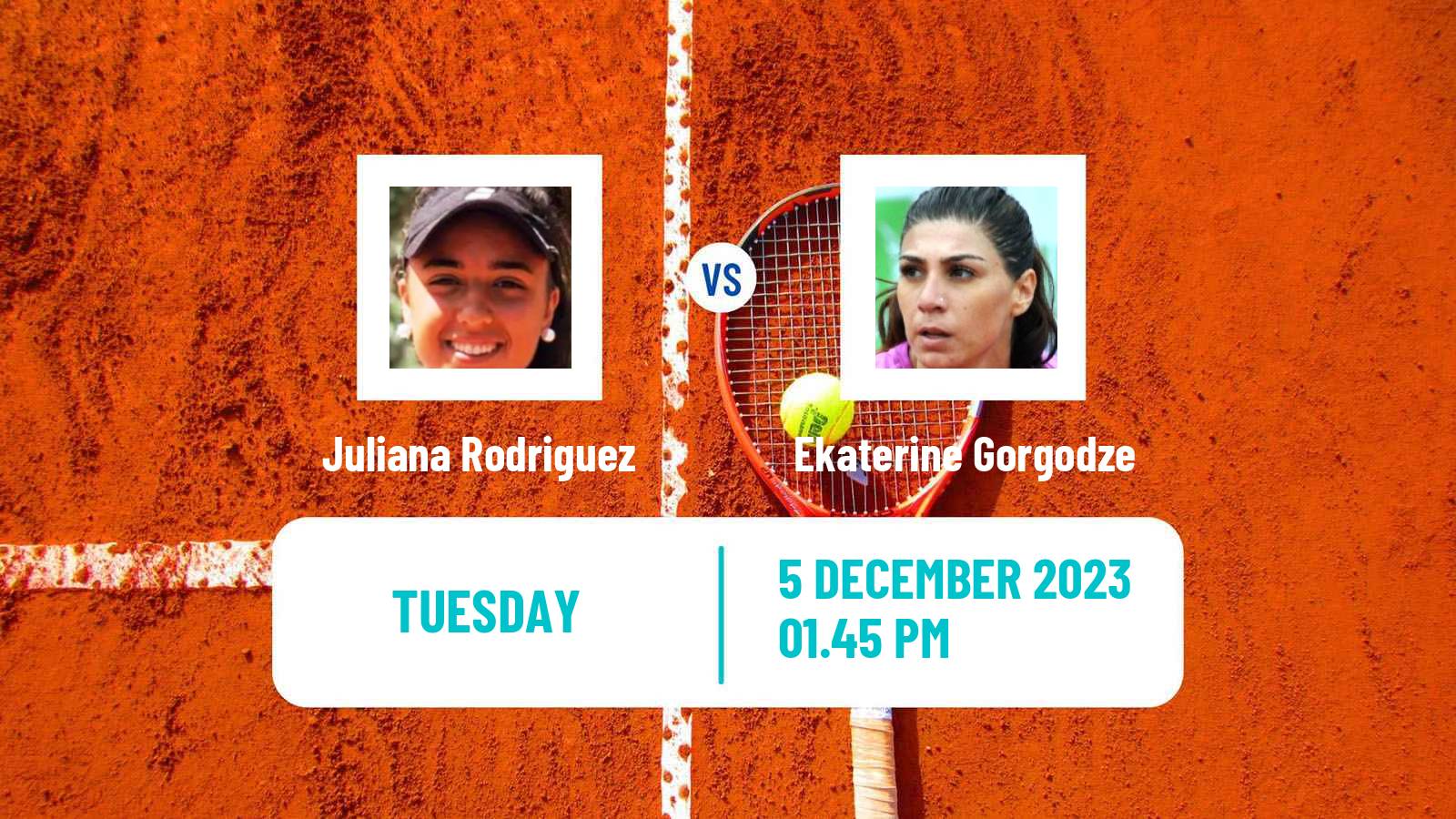Tennis Montevideo Challenger Women Juliana Rodriguez - Ekaterine Gorgodze