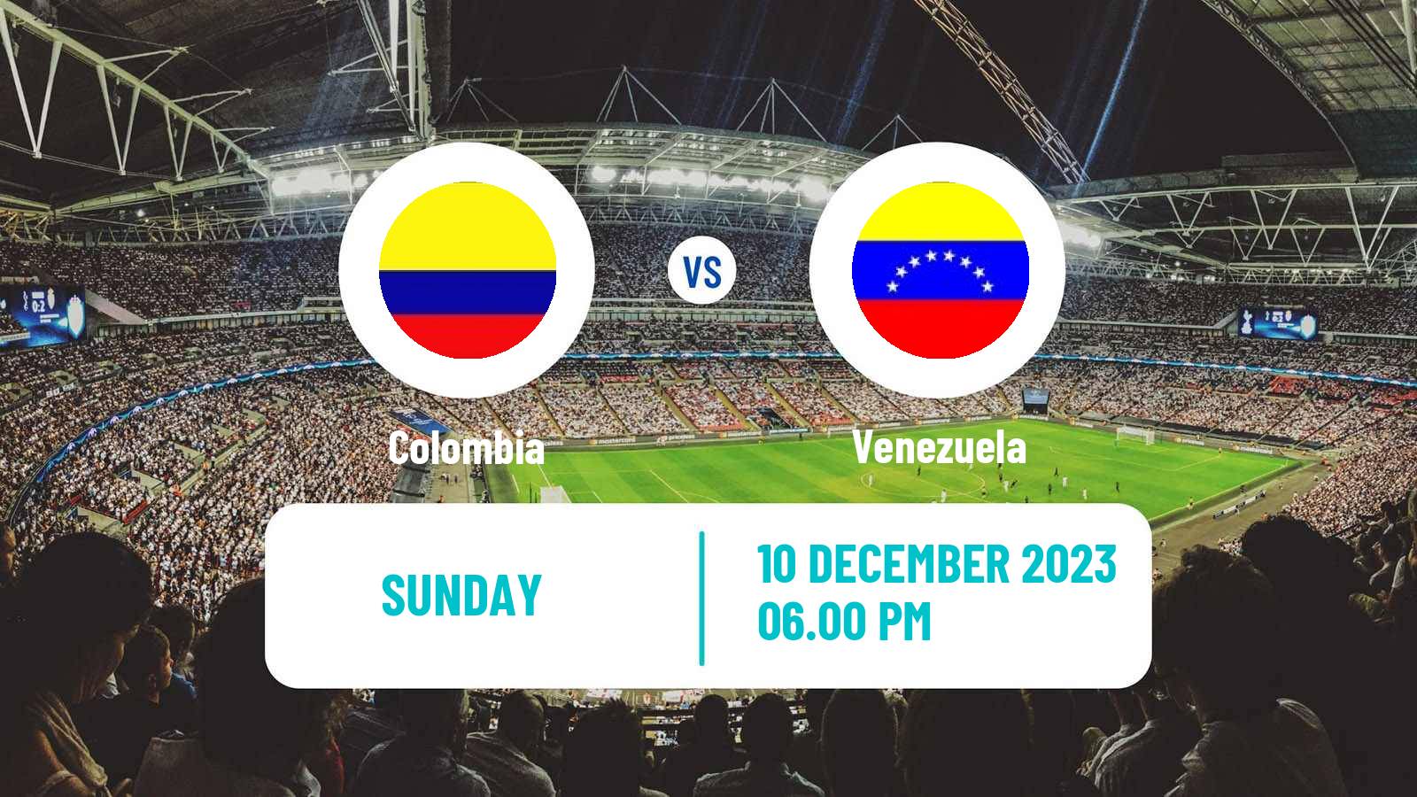 Soccer Friendly Colombia - Venezuela