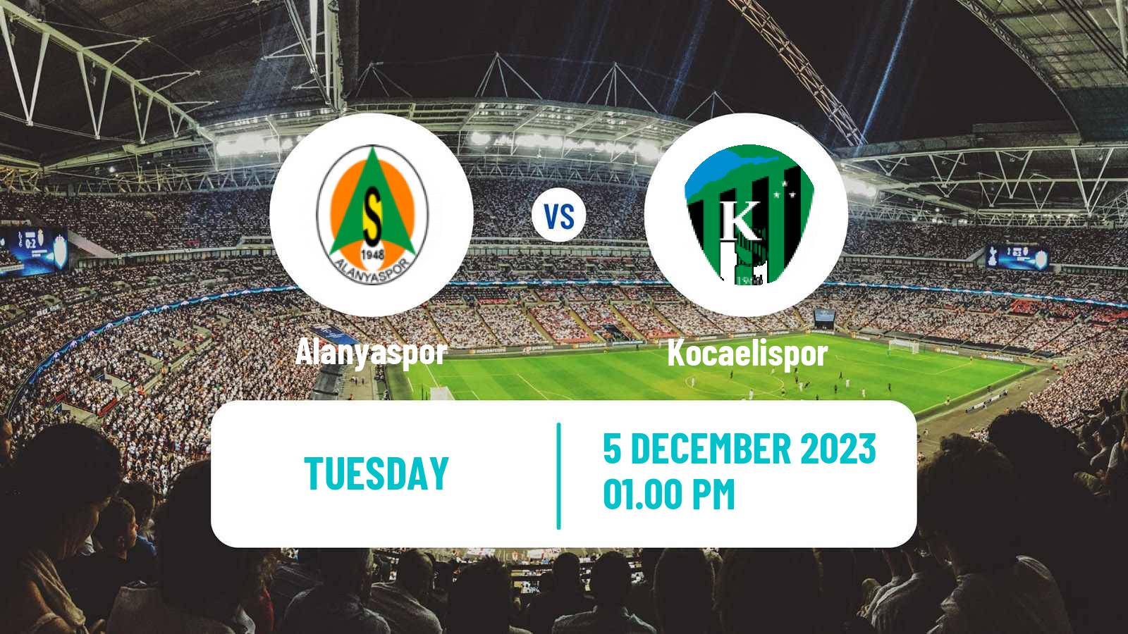 Soccer Turkish Cup Alanyaspor - Kocaelispor