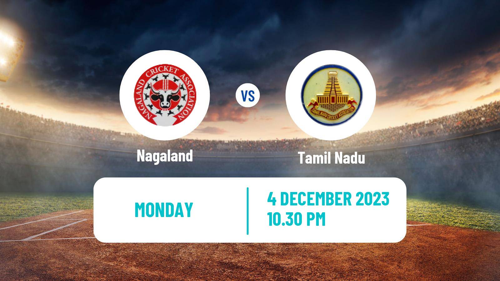 Cricket Vijay Hazare Trophy Nagaland - Tamil Nadu