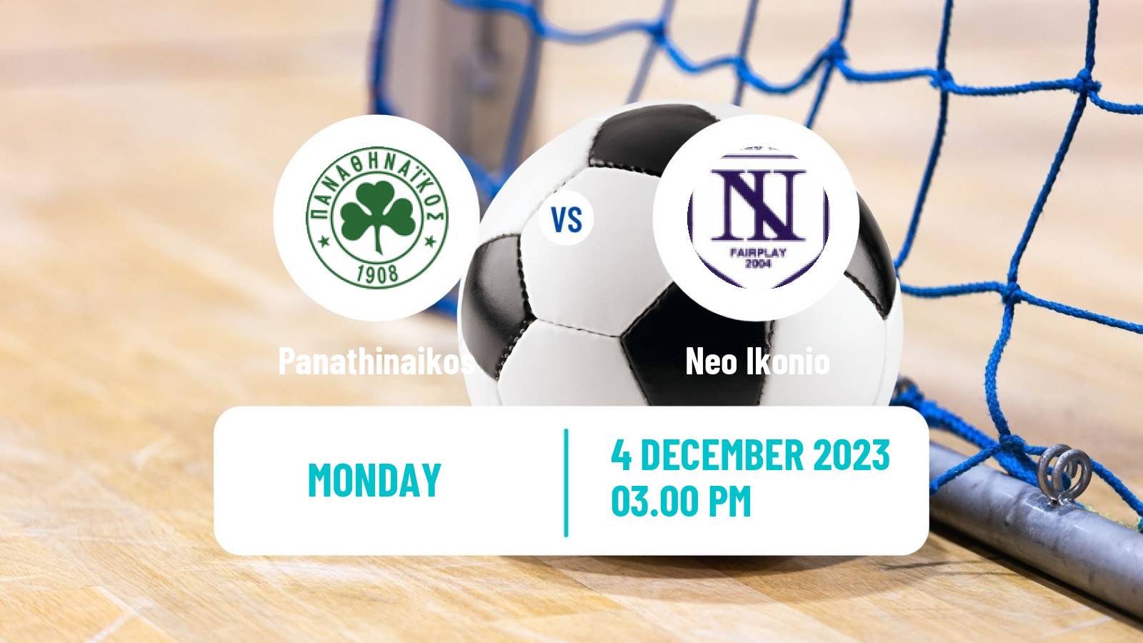 Futsal Greek Super League Futsal Panathinaikos - Neo Ikonio