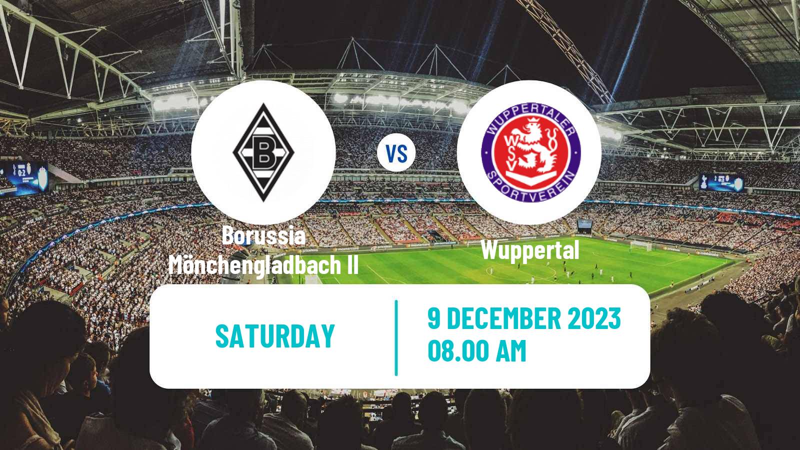 Soccer German Regionalliga West Borussia Mönchengladbach II - Wuppertal