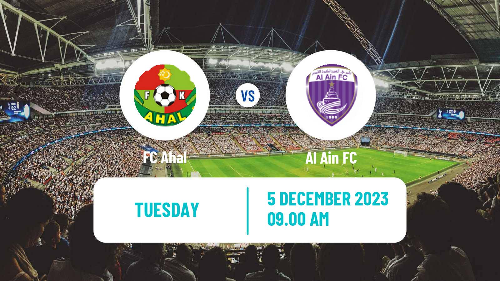 Soccer AFC Champions League Ahal - Al Ain