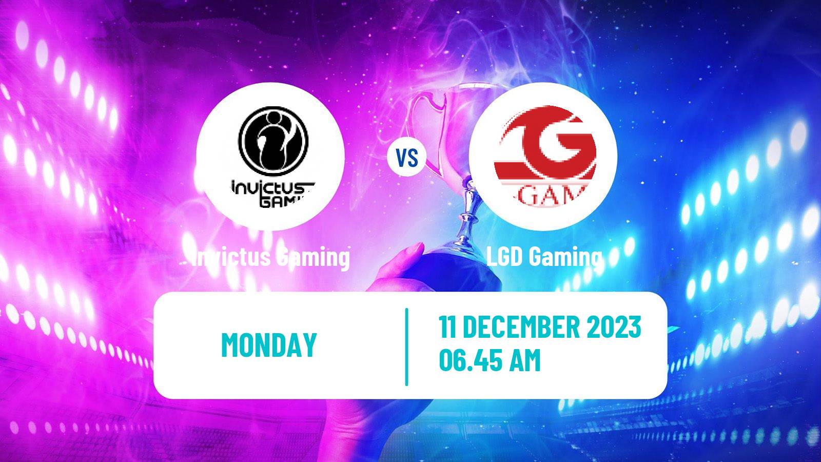 Esports Dota 2 Esl One Malaysia Invictus Gaming - LGD Gaming